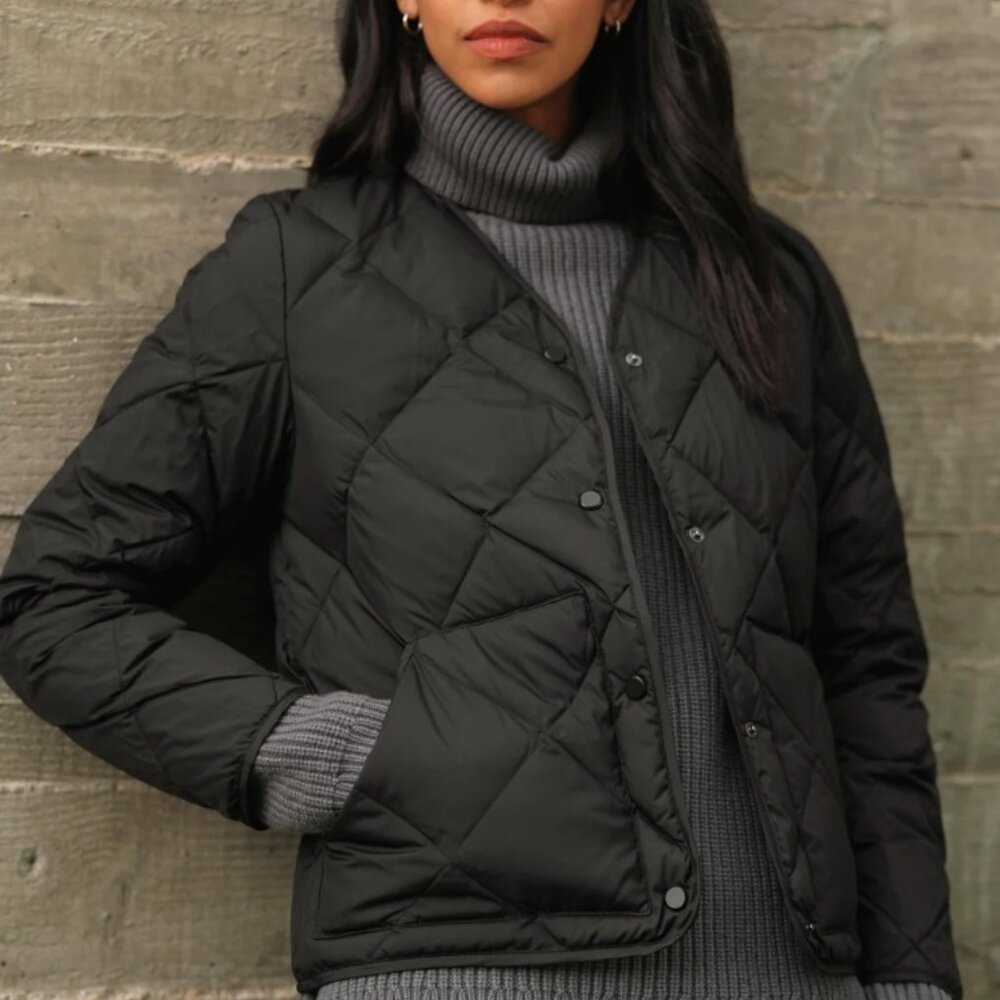 Jenni Kayne Park Down Jacket in Black Size Large